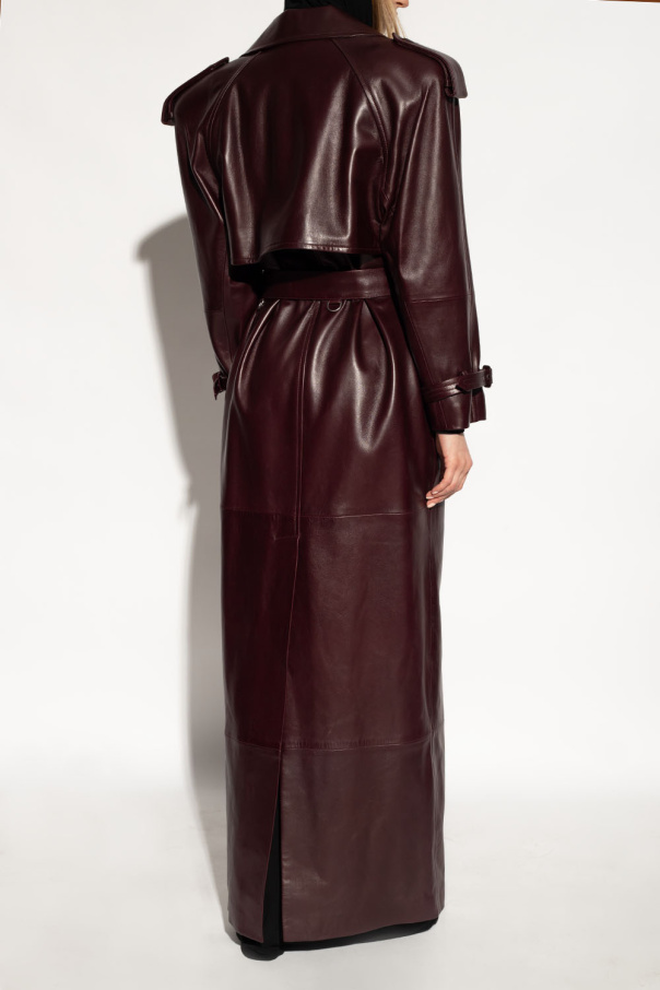 Yves Saint Laurent 薄手イブサン　バーガンディ　ジャケット 5.jpg